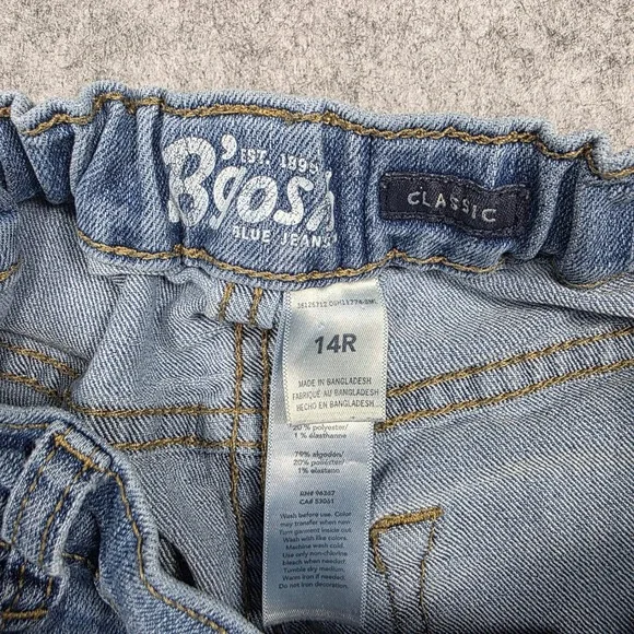 OshKosh B'gosh Jeans Girls 14R Blue Straight Classic Stretch Medium Wash - Picture 6 of 8